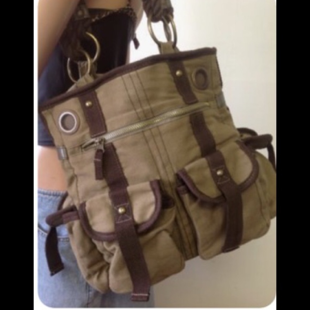 Bitten Sarah Jessica Parker Canvas Army Tote